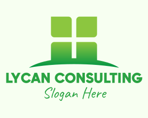 Green Organic Company logo design