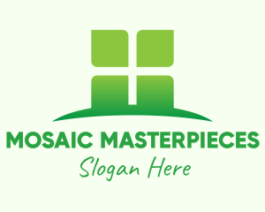 Green Organic Company logo design