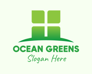 Green Organic Company logo design