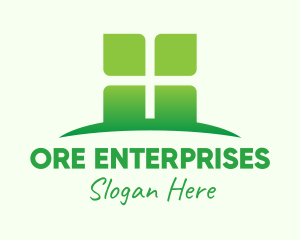 Green Organic Company logo design