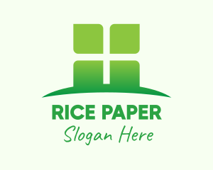 Green Organic Company logo design