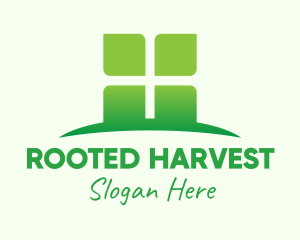 Green Organic Company logo design