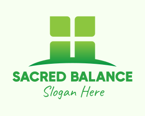 Green Organic Company logo design