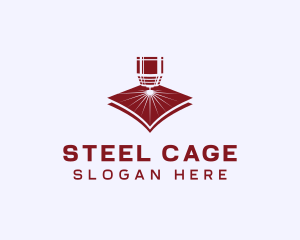 CNC Laser Metalwork logo design