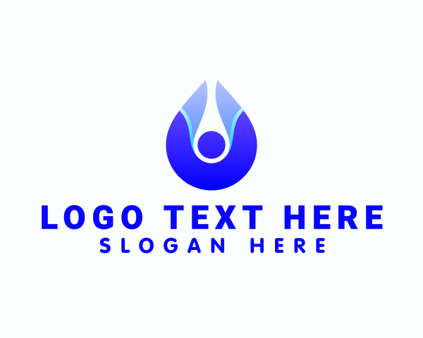 Pool Cleaner logo example 2