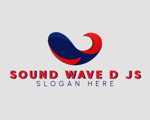 Abstract Wave Company logo design