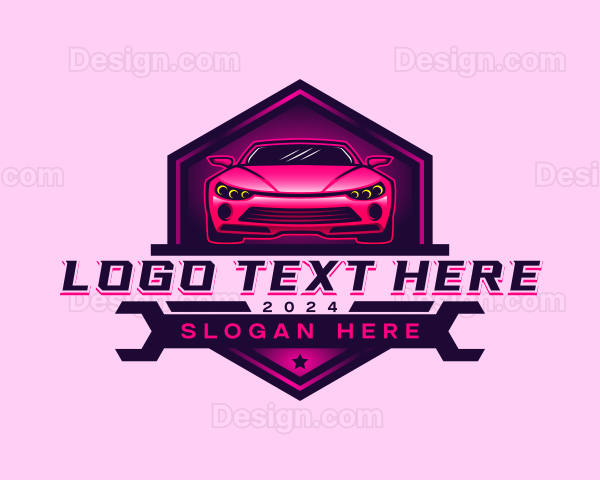 Automotive Mechanic Car Racer Logo