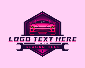 Automotive Mechanic Car Racer logo