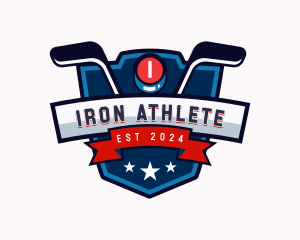 Hockey Sports Tournament logo design