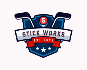 Hockey Sports Tournament logo design