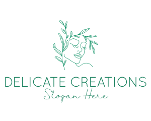 Natural Face Beauty  logo design