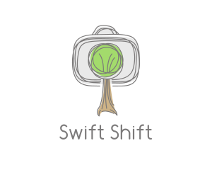 Camera Tree Sketch logo