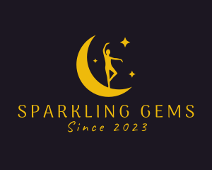 Sparkling Moon Ballerina  logo
