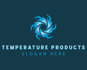 Cooling HVAC Temperature logo