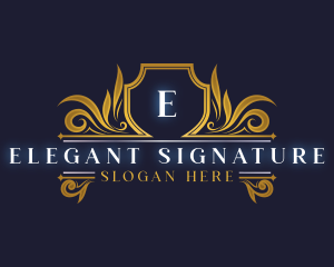 Elegant Crest Boutique logo design