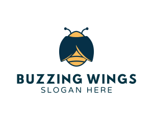 Firefly Wings Insect logo design