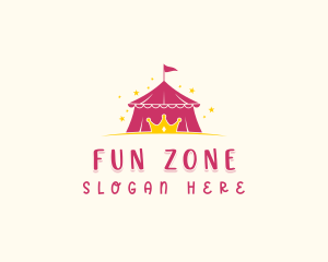 Crown Carnival Tent logo design