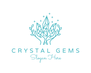 Precious Gem Crystal logo design