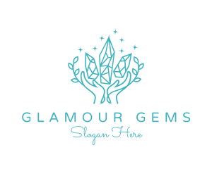 Precious Gem Crystal logo design