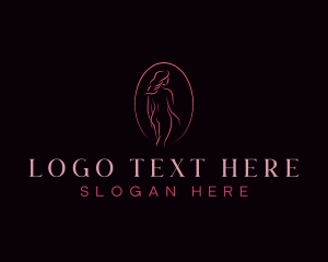 Sexy Woman Body logo