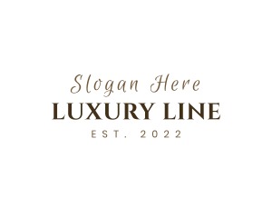 Luxurious Style Business logo design