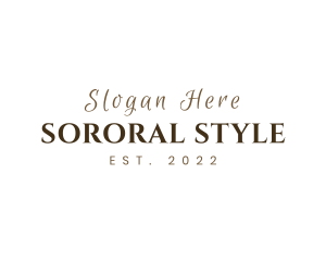 Luxurious Style Business logo design