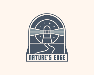 Lighthouse Pathway Road logo design