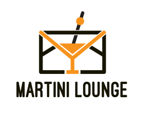 Mail Envelope Cocktail logo