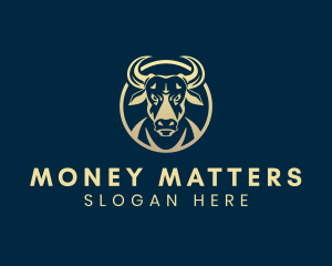 Bull Investment Financing logo design