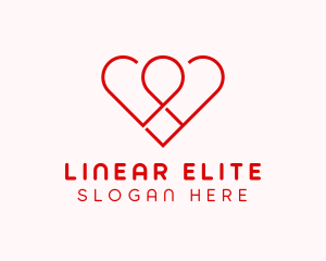 Linear Flower Heart logo