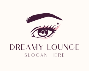 Dreamy Eyelash Brows  logo design