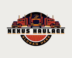 Truck Fleet Haulage logo design