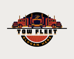 Truck Fleet Haulage logo design