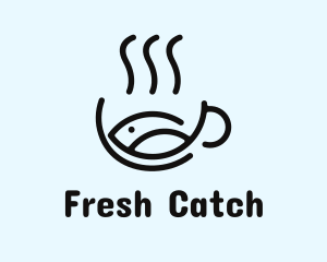 Seafood Fish Soup Bowl logo