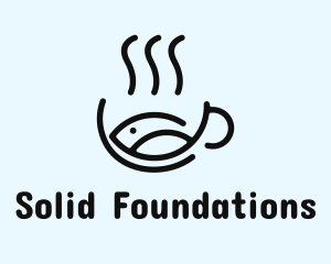 Seafood Fish Soup Bowl logo