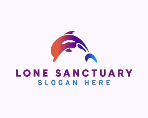 Dolphin Wildlife Sanctuary logo design