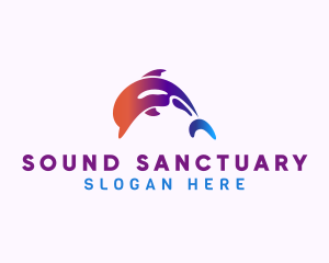 Dolphin Wildlife Sanctuary logo design