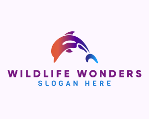 Dolphin Wildlife Sanctuary logo design