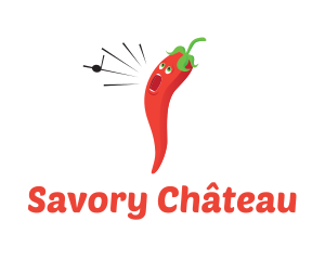 Singer Chili Pepper logo design