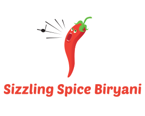 Singer Chili Pepper logo design