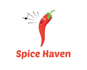 Singer Chili Pepper logo design