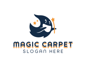 Ghost Magical Star logo design