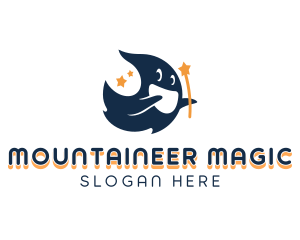 Ghost Magical Star logo design