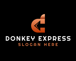 Express Arrow Logistics logo design