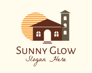 Sunset Religious Facility logo design