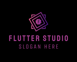 Geometric Square Studio logo design