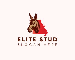 Missouri Mule Animal logo design