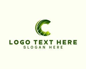 3D Business Letter C Logo