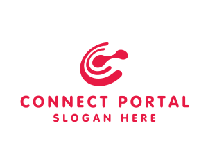 Red C Connect logo design