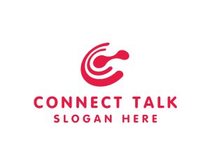 Red C Connect logo design